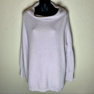 FREE PEOPLE ottoman dusty pink oversized tunic sweater large